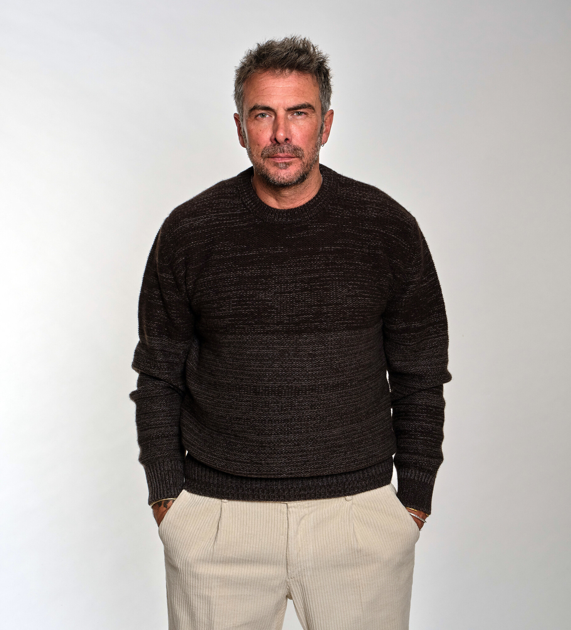 ALTEA MILANO YAK AND CASHMERE CREWNECK