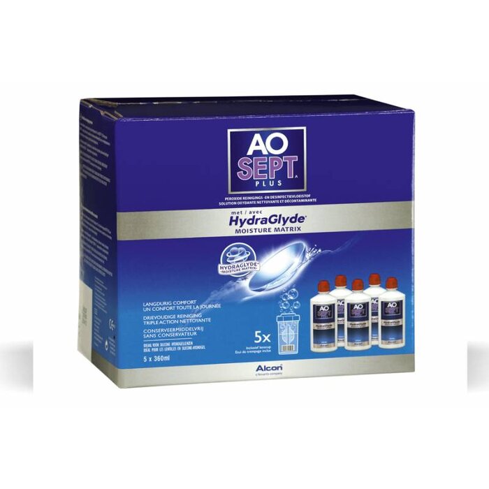 Alcon AoSept Plus Hydra Glyde (6 Maanden)
