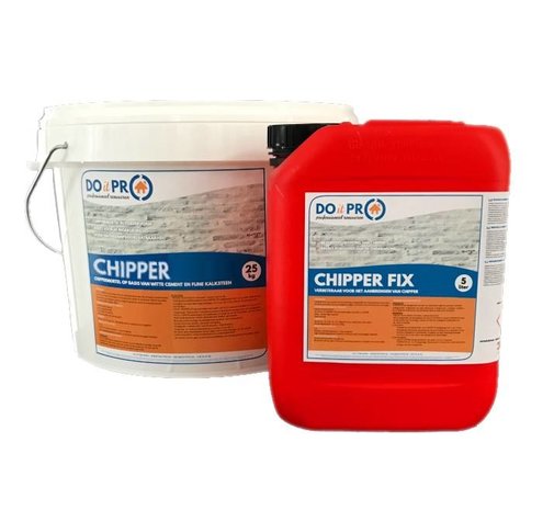 Do it Pro Products Primer CHIPPER FIX voor papvoegen, bureren of chipperen Do it Pro Products Primer CHIPPER FIX voor papvoegen, bureren of chipperen