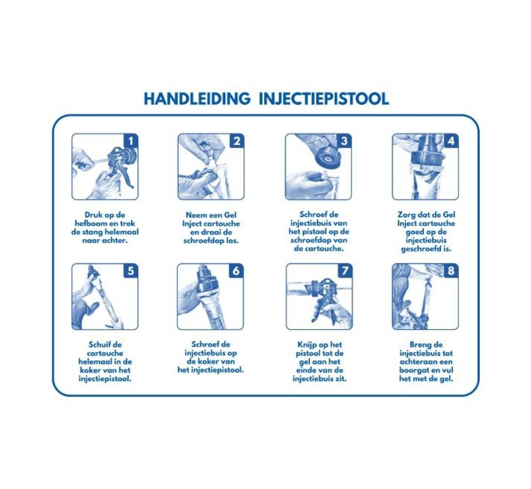 Do it Pro Products Bestrijd opstijgend vocht met dit GEL INJECT Startpakket XXL (10x600ml) Do it Pro Products Bestrijd opstijgend vocht met dit GEL INJECT Startpakket XXL (10x600ml)