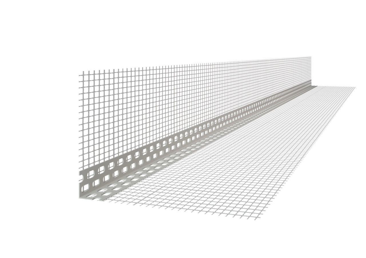 Hoekprofiel met weefsel (2,5m) Hoekprofiel met weefsel (2,5m)