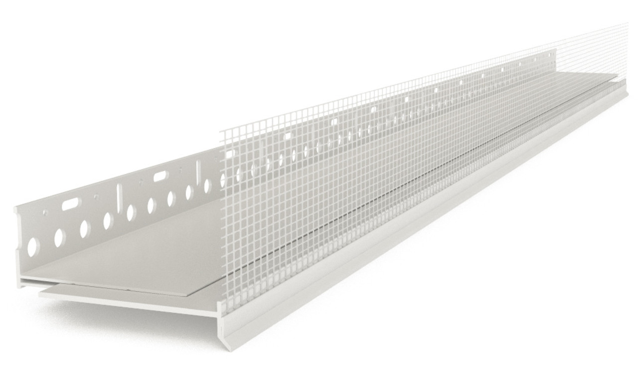 Isolation thermique par l'extérieur ITE - Profil de connexion APV avec tissu (2m)