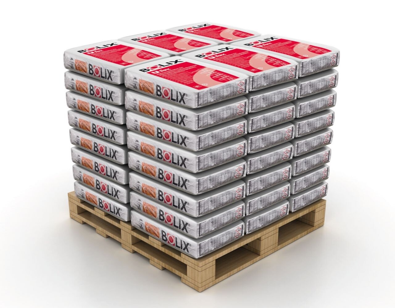 Bolix Mortier colle adhésif Blanc - BOLIX U blanc - pallette (48x25kg)