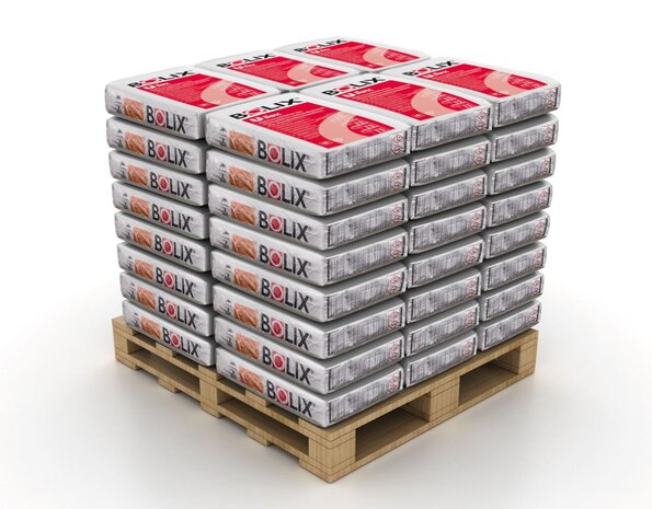 Bolix Mortier colle adhésif Blanc - BOLIX U blanc - pallette (48x25kg)