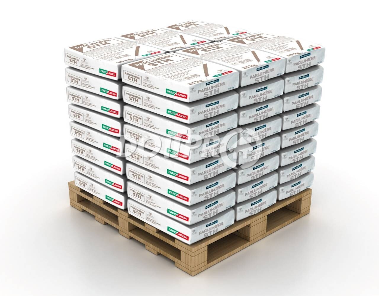 Parexlanko PARLUMIERE STH - onderlaag tegen vocht & zouten - pallet (48x25kg) Parexlanko PARLUMIERE STH - onderlaag tegen vocht & zouten - pallet (48x25kg)