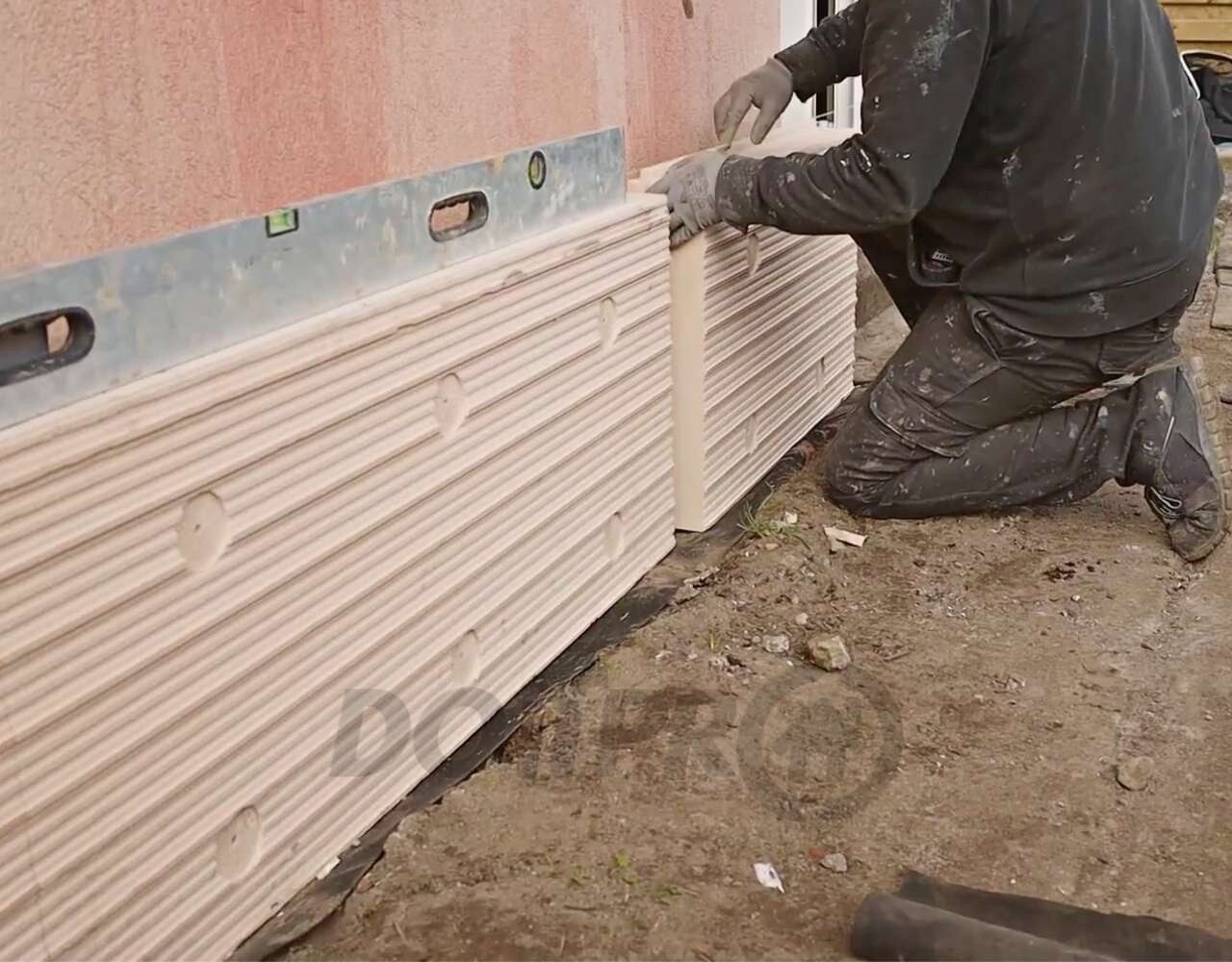 Soprema Isolation moulée des bandes de briques SOPRA XPS BRKS - N40 Soprema Isolation moulée des bandes de briques SOPRA XPS BRKS - N40