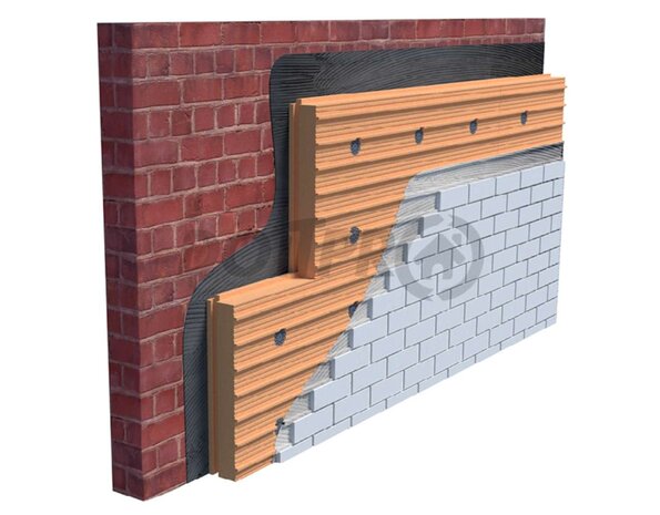 Soprema Isolation moulée des bandes de briques SOPRA XPS BRKS - N50 Soprema Isolation moulée des bandes de briques SOPRA XPS BRKS - N50