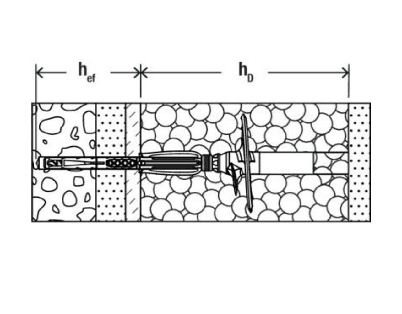 Fischer Cheville d’isolation Fischer TermoZ SV II Ecotwist 10-30 – Cheville à vis pour fixation d’isolation de façade sans pont thermique (100pc)