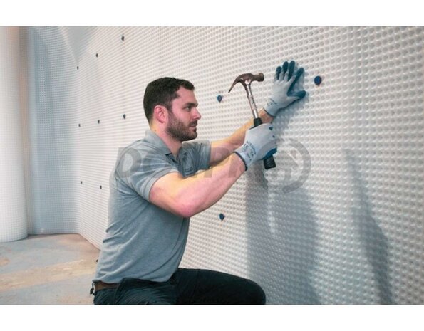 Wanddrainage voor kelderdrainage - membraan Wall Mesh 8mm