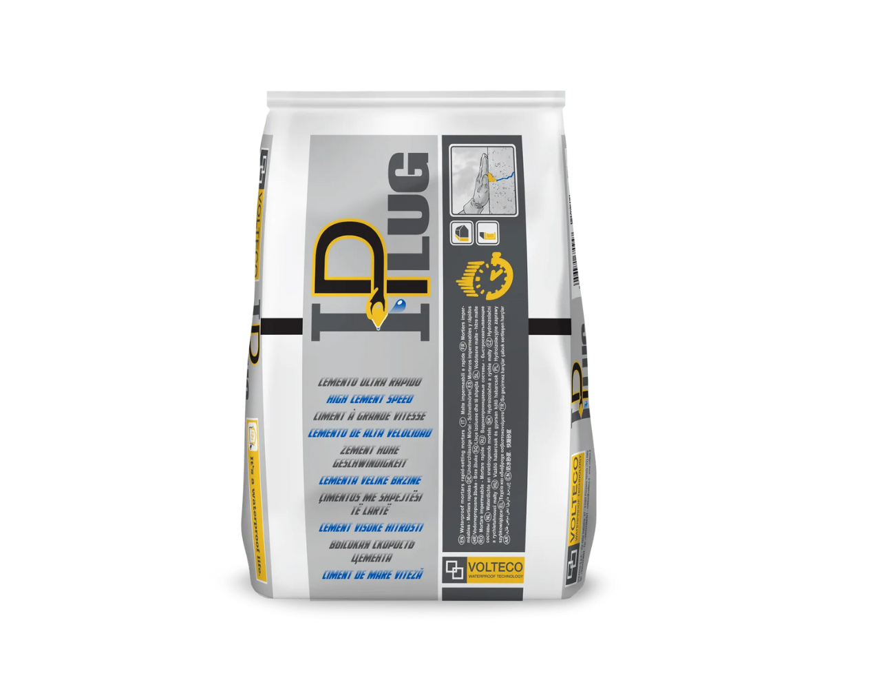 Volteco Mortier étanche à durcissement très rapide I-PLUG Volteco Mortier étanche à durcissement très rapide I-PLUG