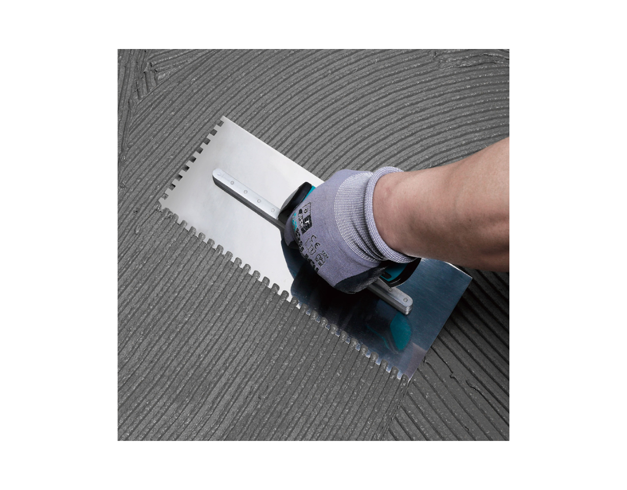 Lijmkam inox softgrip Lijmkam inox softgrip