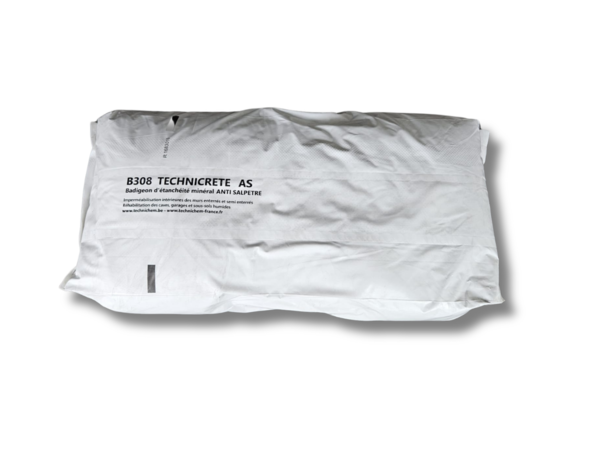 Technichem TECHNICRETE AS - mortier minéral d’étanchéité contre le salpêtre pour murs de cave Technichem TECHNICRETE AS - mortier minéral d’étanchéité contre le salpêtre pour murs de cave