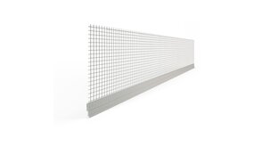 Sokkel opsteekprofiel met weefsel (2,5m) Sokkel opsteekprofiel met weefsel (2,5m)