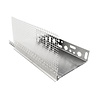 Profil d’emboîtement pour plinthe avec treillis (2,5 m) pour profilés de départ en aluminium Profil d’emboîtement pour plinthe avec treillis (2,5 m) pour profilés de départ en aluminium