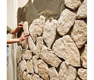 Produits de pose et de finition pour plaquettes – Pour pierre naturelle, brique et plaquettes flexibles