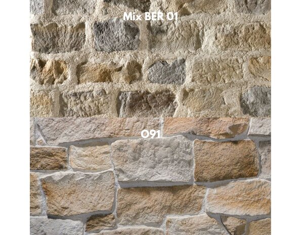 Biopietra Bergamo – Plaquettes de parement en pierre naturelle à la forme élégante et rectangulaire