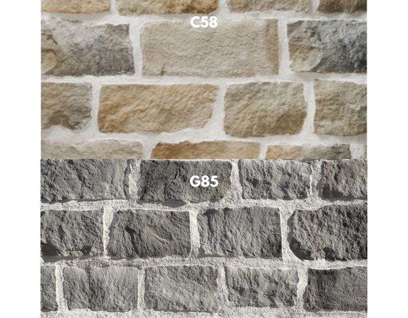 Biopietra Bergamo – Plaquettes de parement en pierre naturelle à la forme élégante et rectangulaire