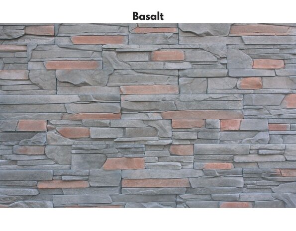 Wildstone Slanec - Plaquettes de parement à structure rectangulaire régulière