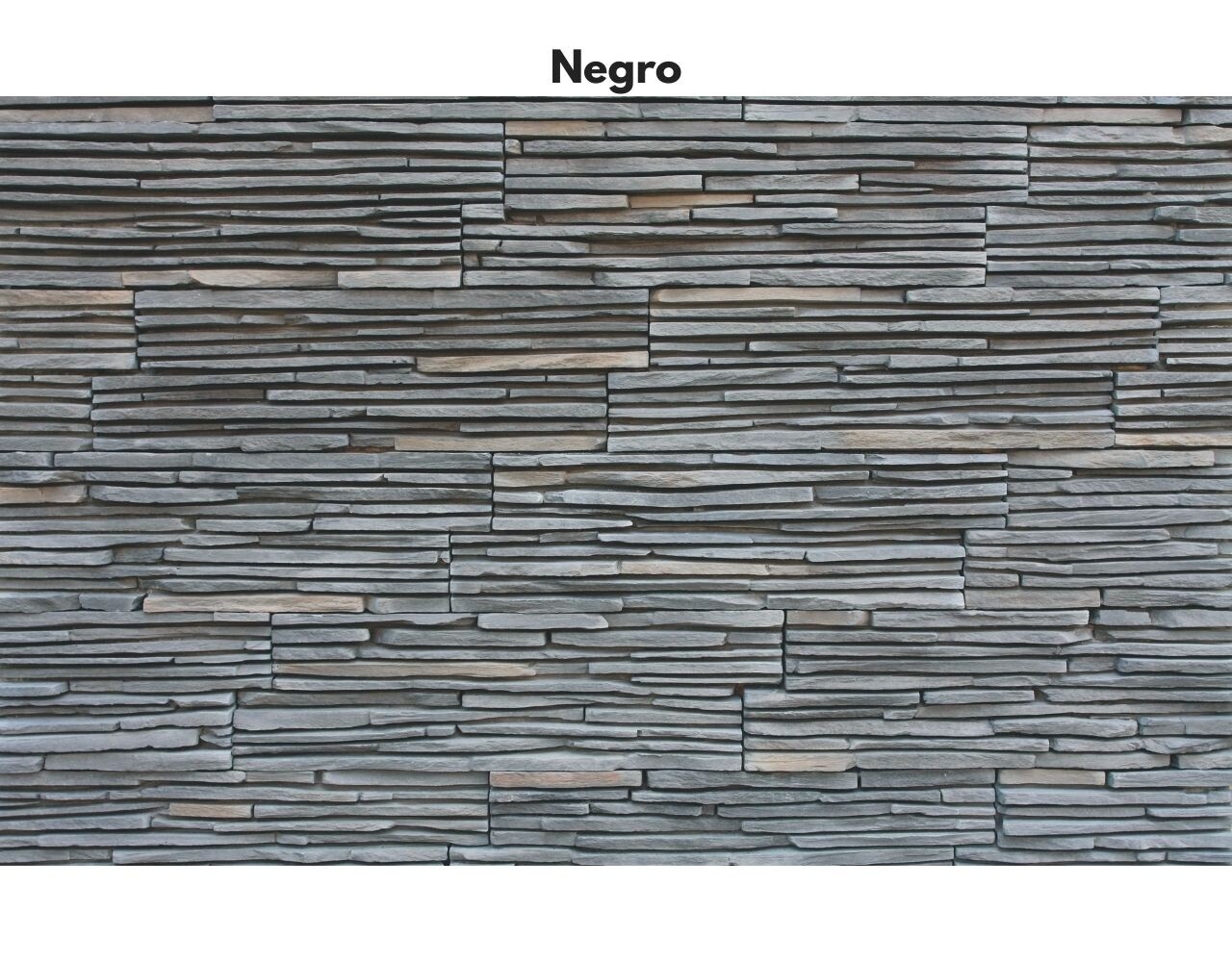 Wildstone Monte Negro – Plaquettes de parement en forme de Z à hauteur uniforme