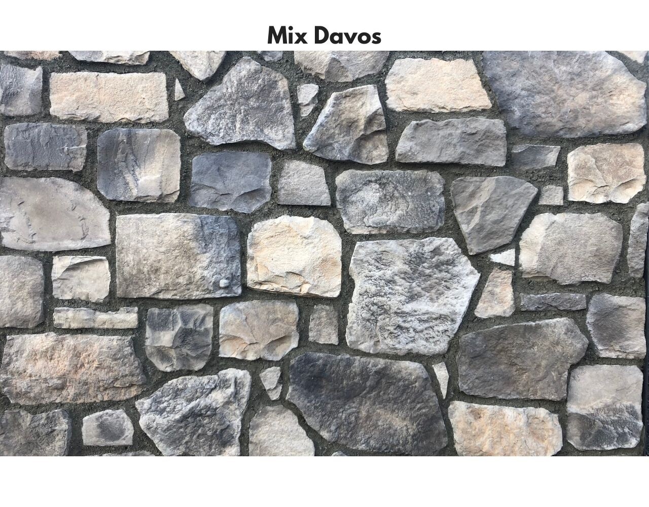 Wildstone Mix Davos – Plaquettes de parement à l’aspect pierre naturelle robuste