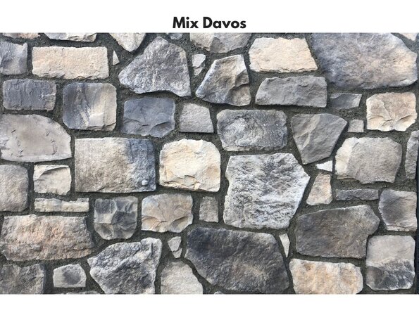 Wildstone Mix Davos – Steenstrips met robuuste natuursteenlook