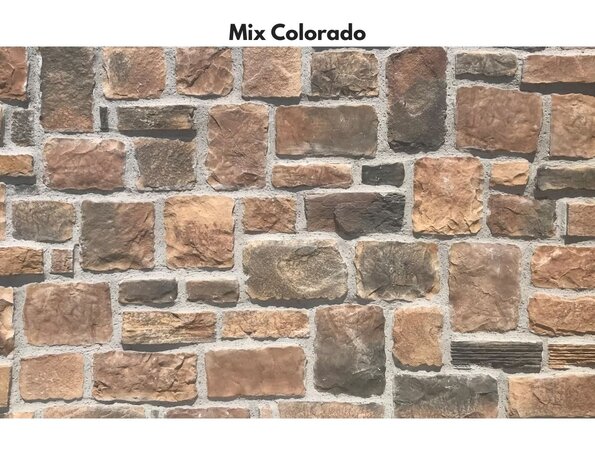 Wildstone Mix Colorado – Plaquettes de parement avec structure naturelle et teintes chaudes Wildstone Mix Colorado – Plaquettes de parement avec structure naturelle et teintes chaudes