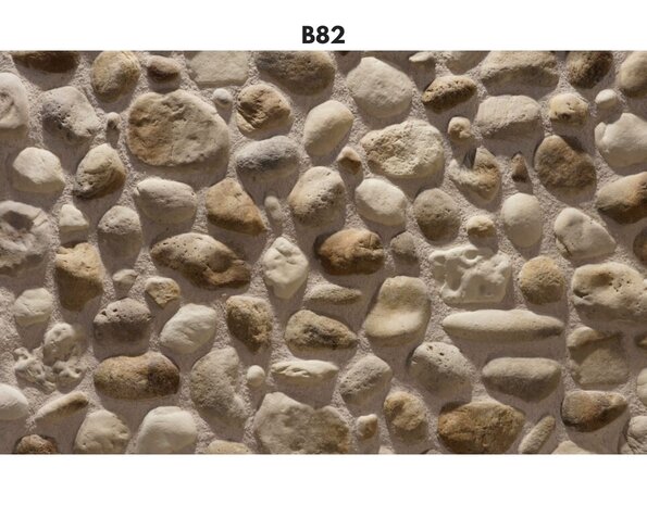 Biopietra Ciottolo River – Plaquettes de parement en galets arrondis Biopietra Ciottolo River – Plaquettes de parement en galets arrondis