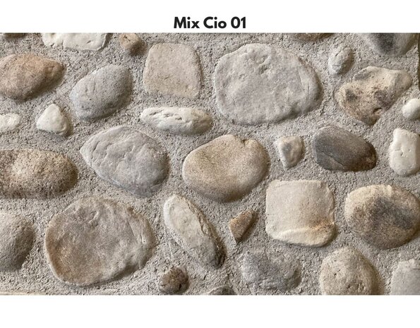 Biopietra Ciottolo River – Plaquettes de parement en galets arrondis Biopietra Ciottolo River – Plaquettes de parement en galets arrondis