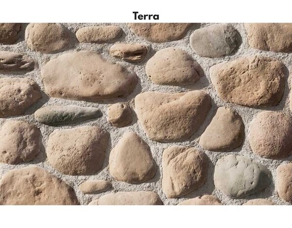 Biopietra Ciottolo River – Plaquettes de parement en galets arrondis Biopietra Ciottolo River – Plaquettes de parement en galets arrondis