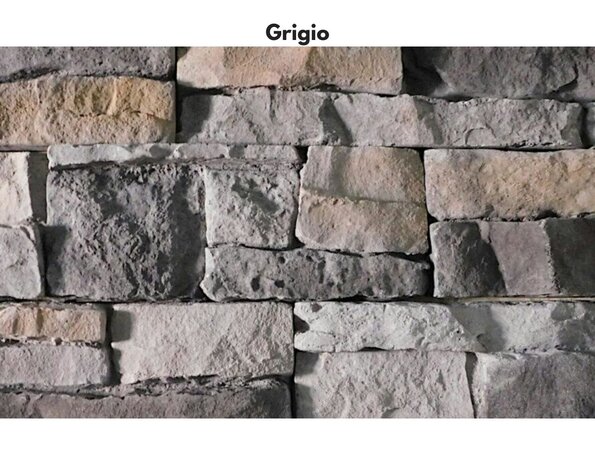 Biopietra Morenica – Plaquettes de parement avec un mélange naturel de blocs bruts et de lignes subtiles Biopietra Morenica – Plaquettes de parement avec un mélange naturel de blocs bruts et de lignes subtiles