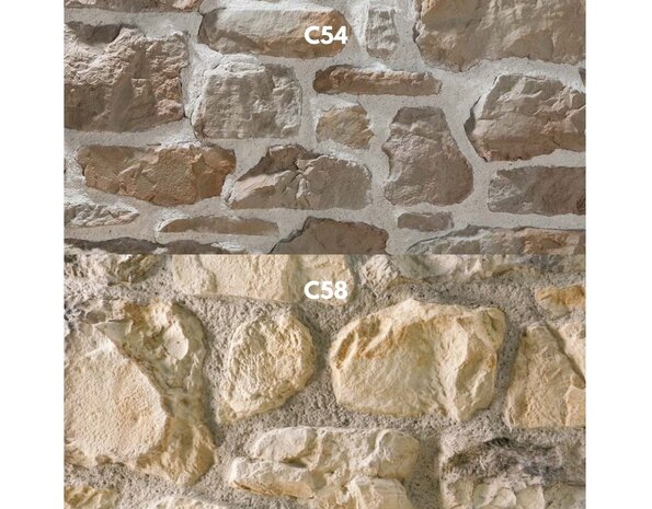 Biopietra Stelvio – Plaquettes de parement avec léger relief et teintes chaleureuses de pierre calcaire Biopietra Stelvio – Plaquettes de parement avec léger relief et teintes chaleureuses de pierre calcaire