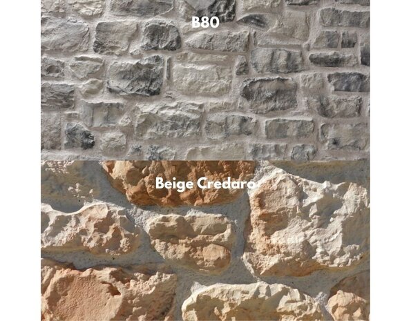 Biopietra Stelvio – Steenstrips met licht reliëf en warme kalksteentinten Biopietra Stelvio – Steenstrips met licht reliëf en warme kalksteentinten