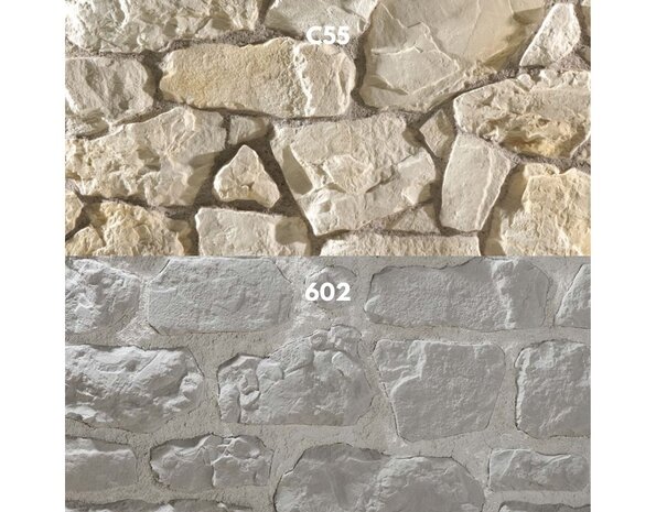 Biopietra Stelvio – Plaquettes de parement avec léger relief et teintes chaleureuses de pierre calcaire Biopietra Stelvio – Plaquettes de parement avec léger relief et teintes chaleureuses de pierre calcaire