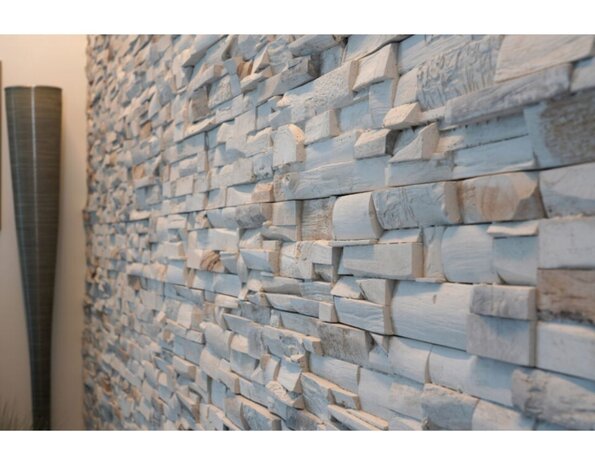 Biopietra Teakstone – Plaquettes de parement avec mélange chaleureux et relief subtil