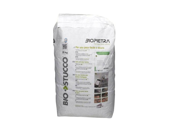Biopietra Biostucco – Mortier de jointoiement bio-écologique pour intérieur et extérieur Biopietra Biostucco – Mortier de jointoiement bio-écologique pour intérieur et extérieur