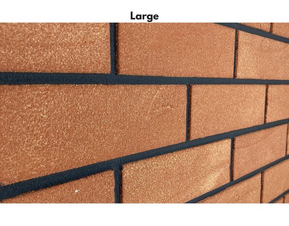 Bolix BQS Plaquettes de Parement en Brique Minérale Flexibles - type Warm Copper (EQ10) Bolix BQS Plaquettes de Parement en Brique Minérale Flexibles - type Warm Copper (EQ10)