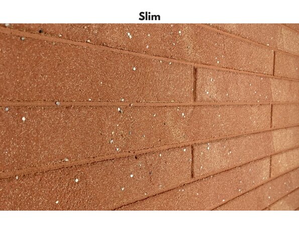 Bolix BQS Plaquettes de Parement en Brique Minérale Flexibles - type Orange Sand (EQ30) Bolix BQS Plaquettes de Parement en Brique Minérale Flexibles - type Orange Sand (EQ30)