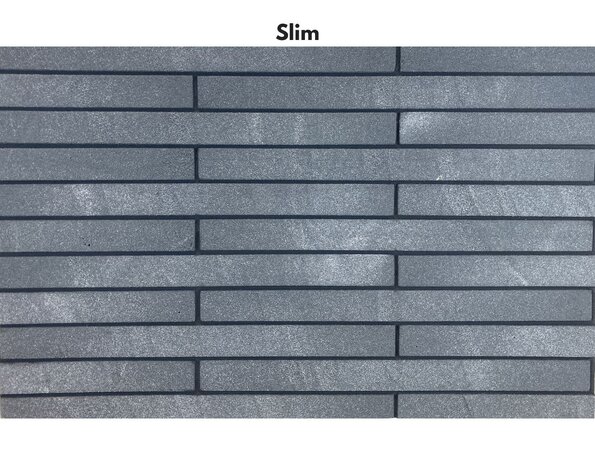 Bolix BQS Flexibele Minerale Baksteenstrips - type Dark Granite (EQ110) Bolix BQS Flexibele Minerale Baksteenstrips - type Dark Granite (EQ110)