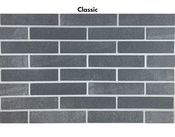 Bolix BQS Flexibele Minerale Baksteenstrips - type Dark Granite (EQ110) Bolix BQS Flexibele Minerale Baksteenstrips - type Dark Granite (EQ110)