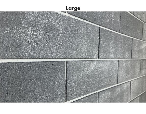 Bolix BQS Flexibele Minerale Baksteenstrips - type Dark Granite (EQ110) Bolix BQS Flexibele Minerale Baksteenstrips - type Dark Granite (EQ110)