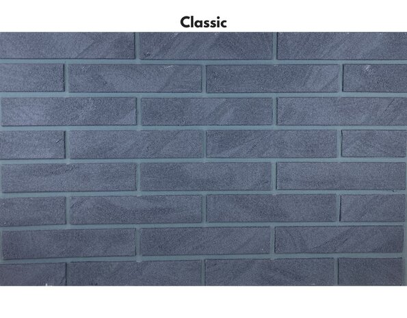 Bolix BQS Plaquettes de Parement en Brique Minérale Flexibles - type Obsidian Grey (X5124/5) Bolix BQS Plaquettes de Parement en Brique Minérale Flexibles - type Obsidian Grey (X5124/5)