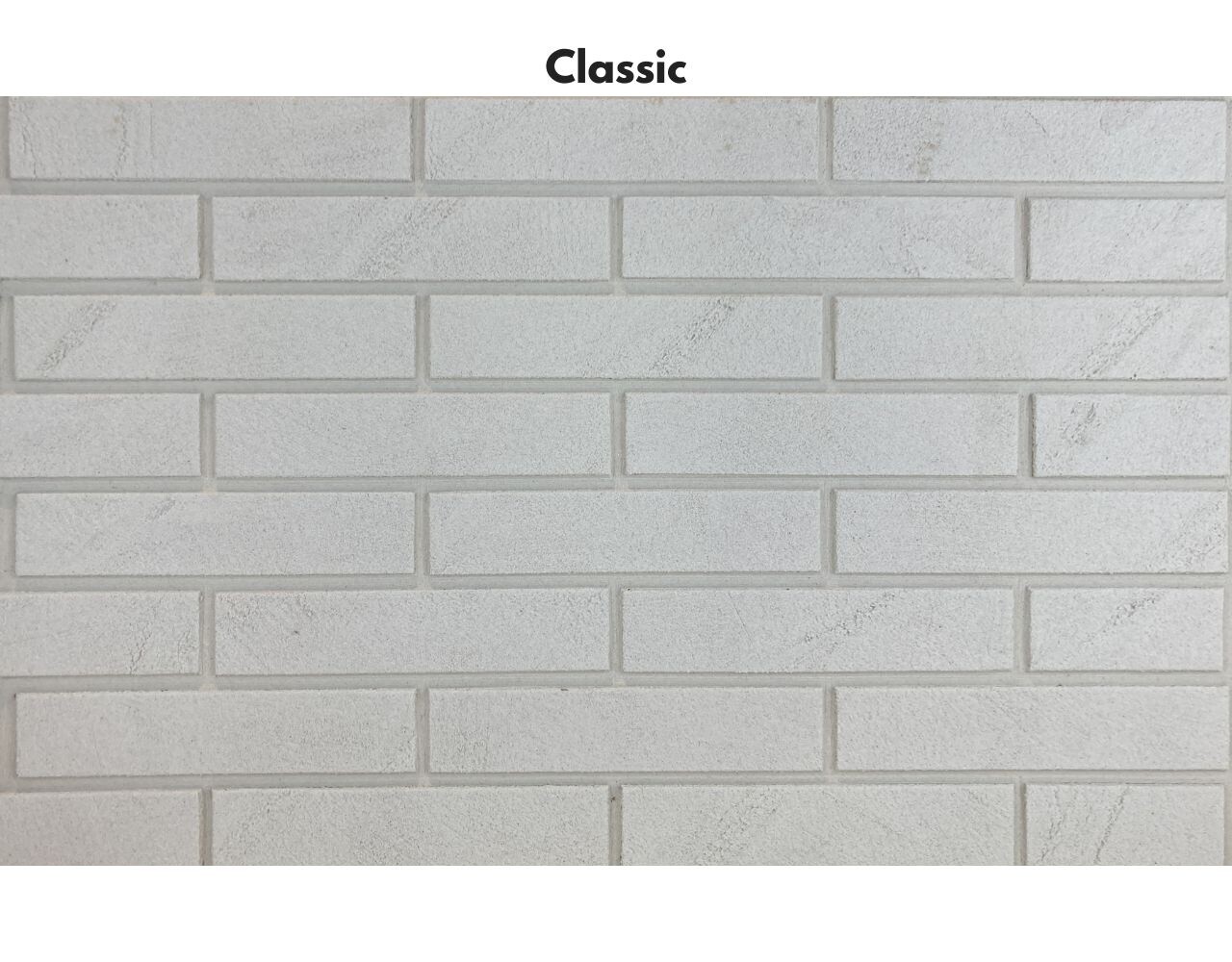 Bolix BQS Plaquettes de Parement en Brique Minérale Flexibles - type Chalkstone White (X5124/6) Bolix BQS Plaquettes de Parement en Brique Minérale Flexibles - type Chalkstone White (X5124/6)