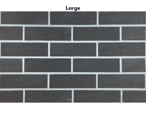 Bolix BQS Plaquettes de Parement en Brique Minérale Flexibles - type Black Basalt (EQ130) Bolix BQS Plaquettes de Parement en Brique Minérale Flexibles - type Black Basalt (EQ130)