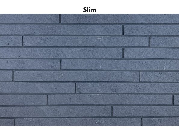 Bolix BQS Plaquettes de Parement en Brique Minérale Flexibles - type Midnight Grey (X5124/3) Bolix BQS Plaquettes de Parement en Brique Minérale Flexibles - type Midnight Grey (X5124/3)