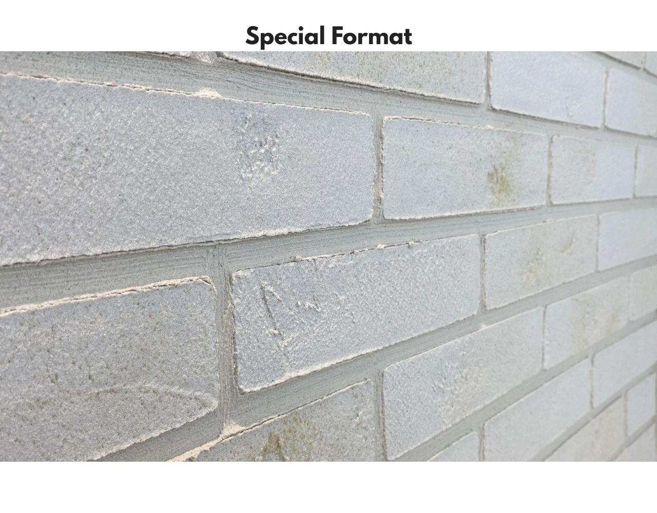 Bolix BQS Plaquettes de Parement en Brique Minérale Flexibles - type Misty White (Y1125/2) Bolix BQS Plaquettes de Parement en Brique Minérale Flexibles - type Misty White (Y1125/2)