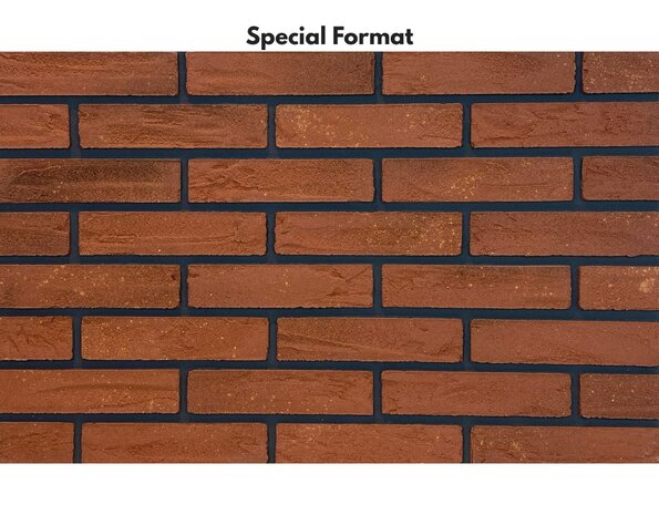 Bolix BQS Flexibele Minerale Baksteenstrips - type Iron Red (Y1125/6) Bolix BQS Flexibele Minerale Baksteenstrips - type Iron Red (Y1125/6)