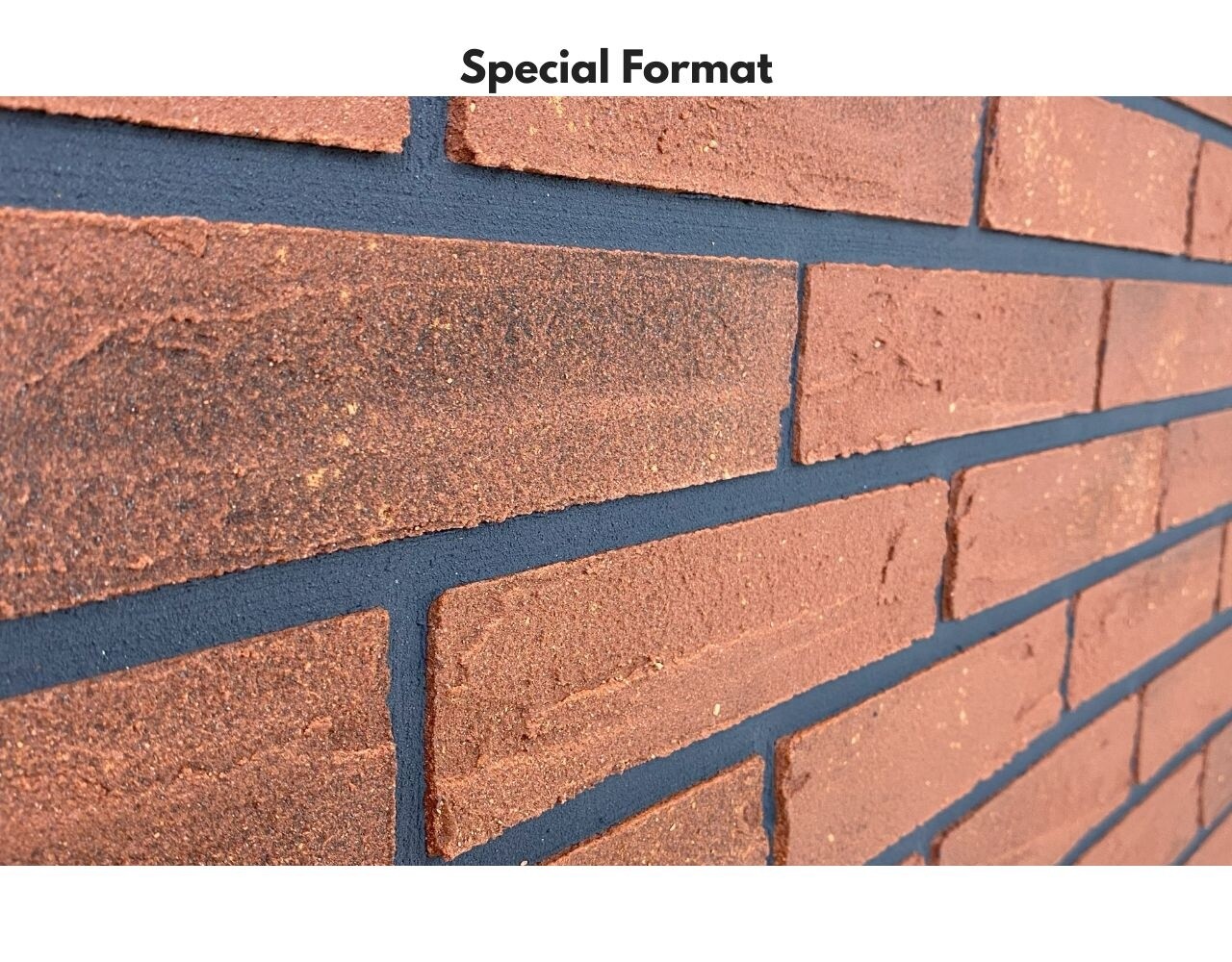 Bolix BQS Plaquettes de Parement en Brique Minérale Flexibles - type Iron Red (Y1125/6) Bolix BQS Plaquettes de Parement en Brique Minérale Flexibles - type Iron Red (Y1125/6)