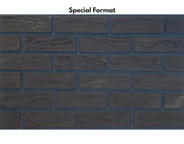 Bolix BQS Plaquettes de Parement en Brique Minérale Flexibles - type Midnight Dark (Y1125/7) Bolix BQS Plaquettes de Parement en Brique Minérale Flexibles - type Midnight Dark (Y1125/7)