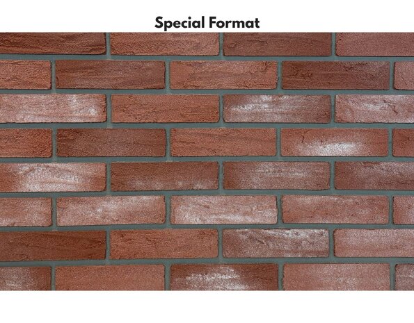 Bolix BQS Flexibele Minerale Baksteenstrips - type Vintage Red (Y1125/8) Bolix BQS Flexibele Minerale Baksteenstrips - type Vintage Red (Y1125/8)