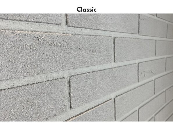 Bolix BQS Plaquettes de Parement en Brique Minérale Flexibles - type Artic Grey (Z2225/5)